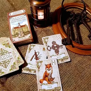 36 Portable Fortune-Telling Game Cards, Brain Teaser Multiplayer Game, Easter Christmas Halloween Gift, Oracle Cards, Lenormand Tarot, Divination Board Game