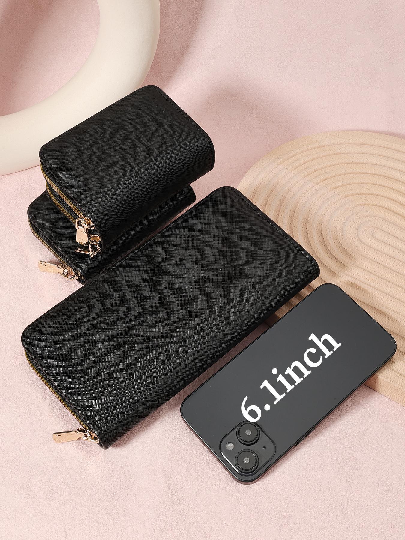 Women's Floral & Letter Pattern Wallet, Fashionable Zipper Card Holder, Casual Versatile Wallet for Daily Use