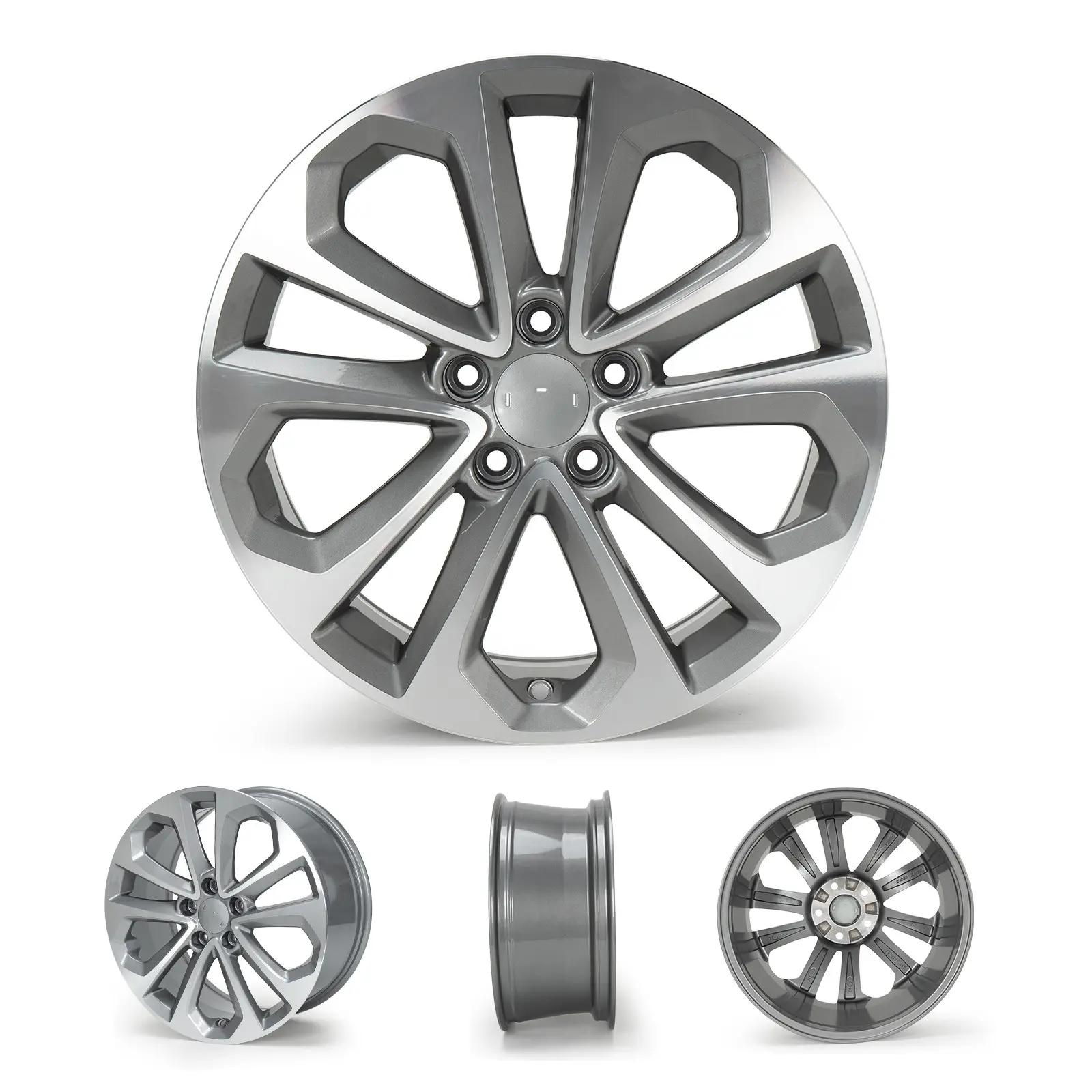 64048A 18x8" Machined Aluminum Replacement Wheel Rim for Honda Accord 2013-2015