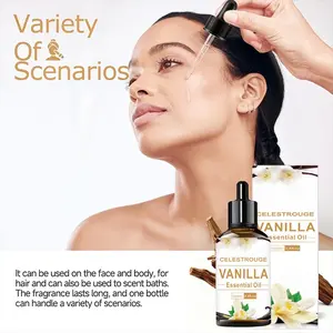 100ML Vanilla Essential Oil, Ideal for Diffusers, Home Fragrance, Aromatherapy, Skin Care, Household Care, Candle Scent