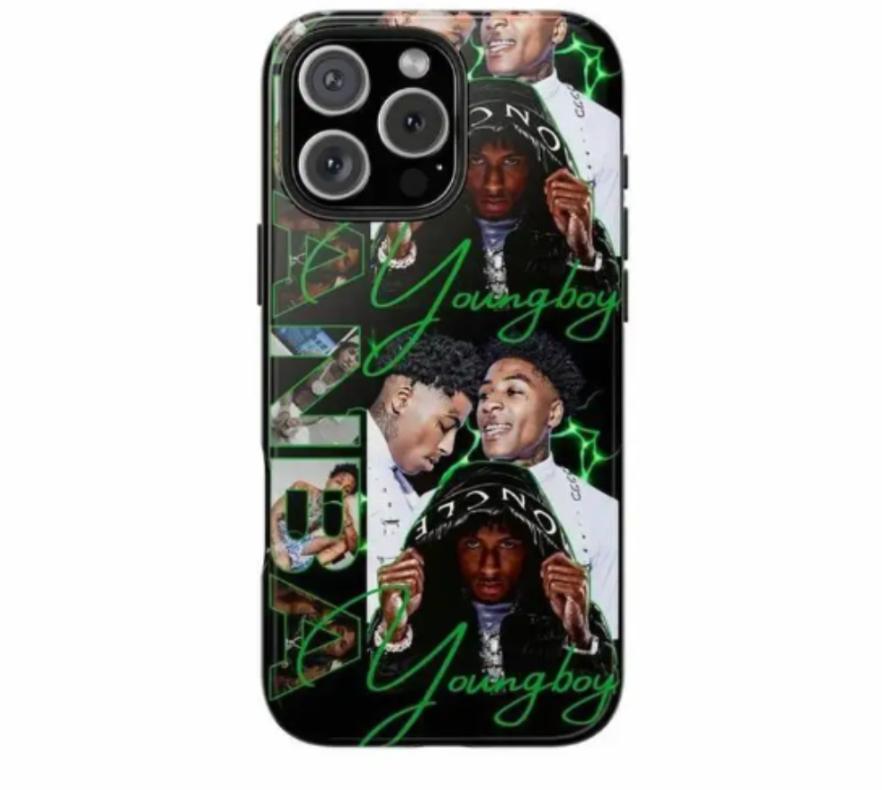 Youngboy Phone Case For iPhone 17 - 12 Promax Pro Plus, Double-layer hard shell protection,best Gift