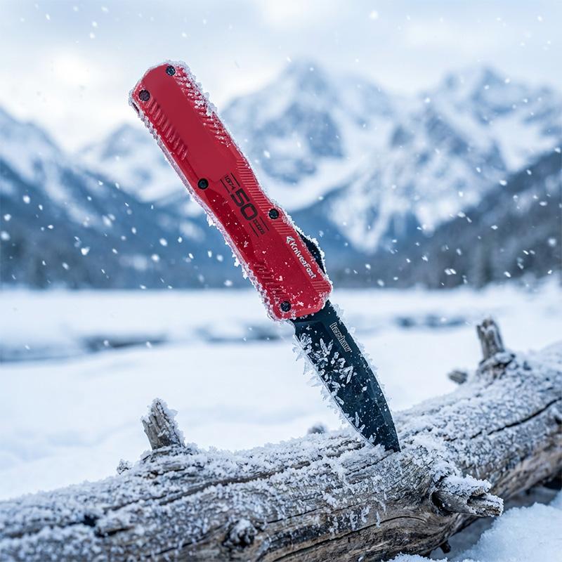 EDC Folding Pocket Knife – Lightweight Compact Utility Knife with Anti-Slip Nylon Handle, Durable Outdoor Tool for Camping, Hiking, Fishing, Survival & Everyday Carry