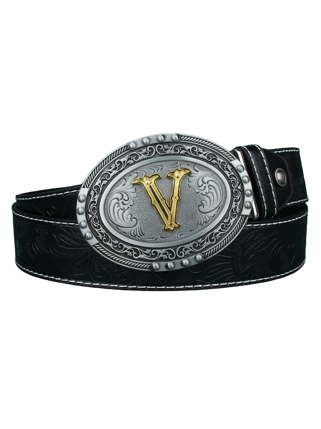 Metal Letter Buckle PU Belt, Stylish Accessory for Everyday Wear, Durable and Fashionable Waistband, Perfect for Casual