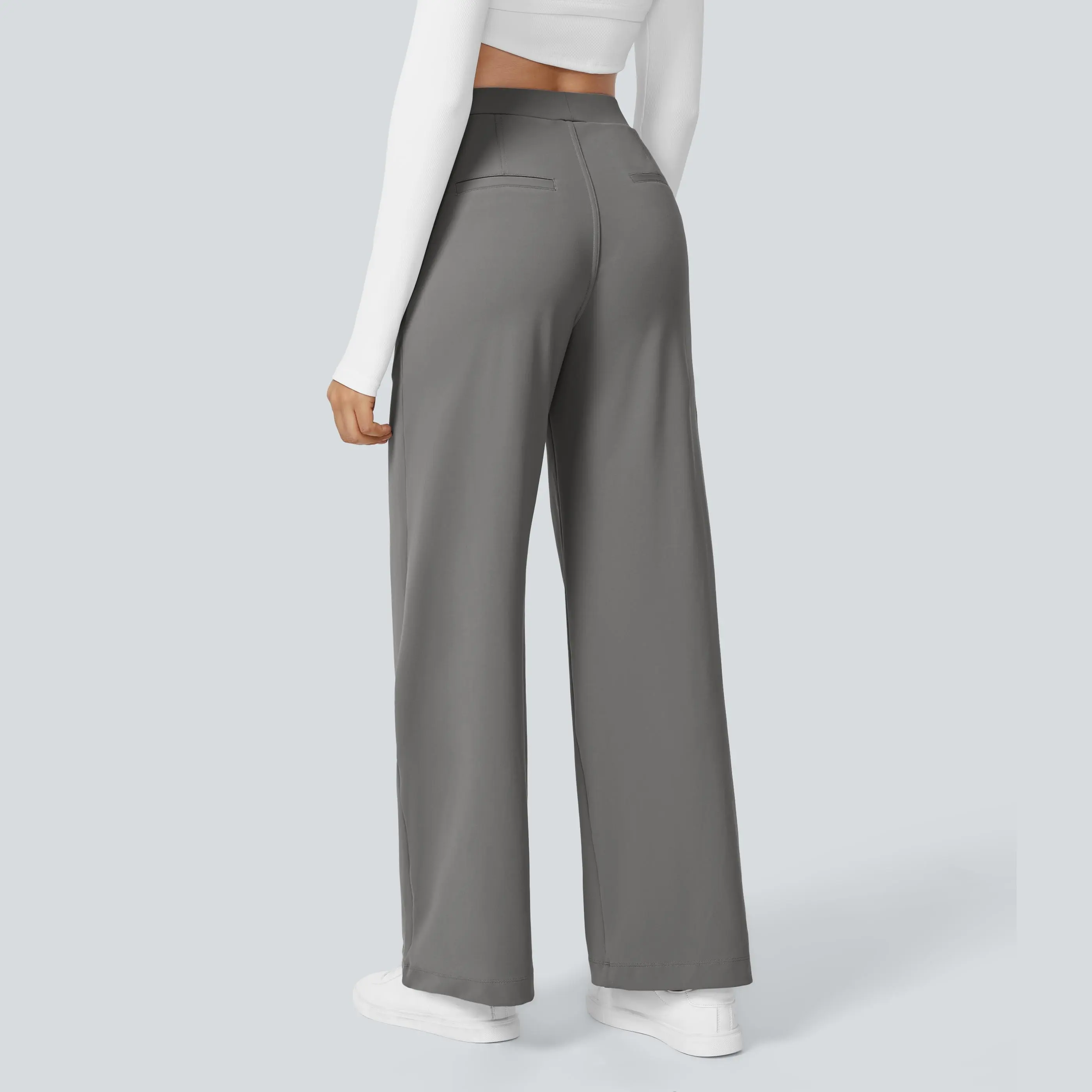 Halara Flex DayStretch High Waisted Pocket Straight Leg Work Pants