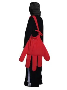 Red Nylon Big Gloves Bags Women and men Street Style Euro-America Style Shoulder Bag Pures and Bags Crossbody Girls Bag Holiday gifts, handbags, travel bags, retro, fashion accessories