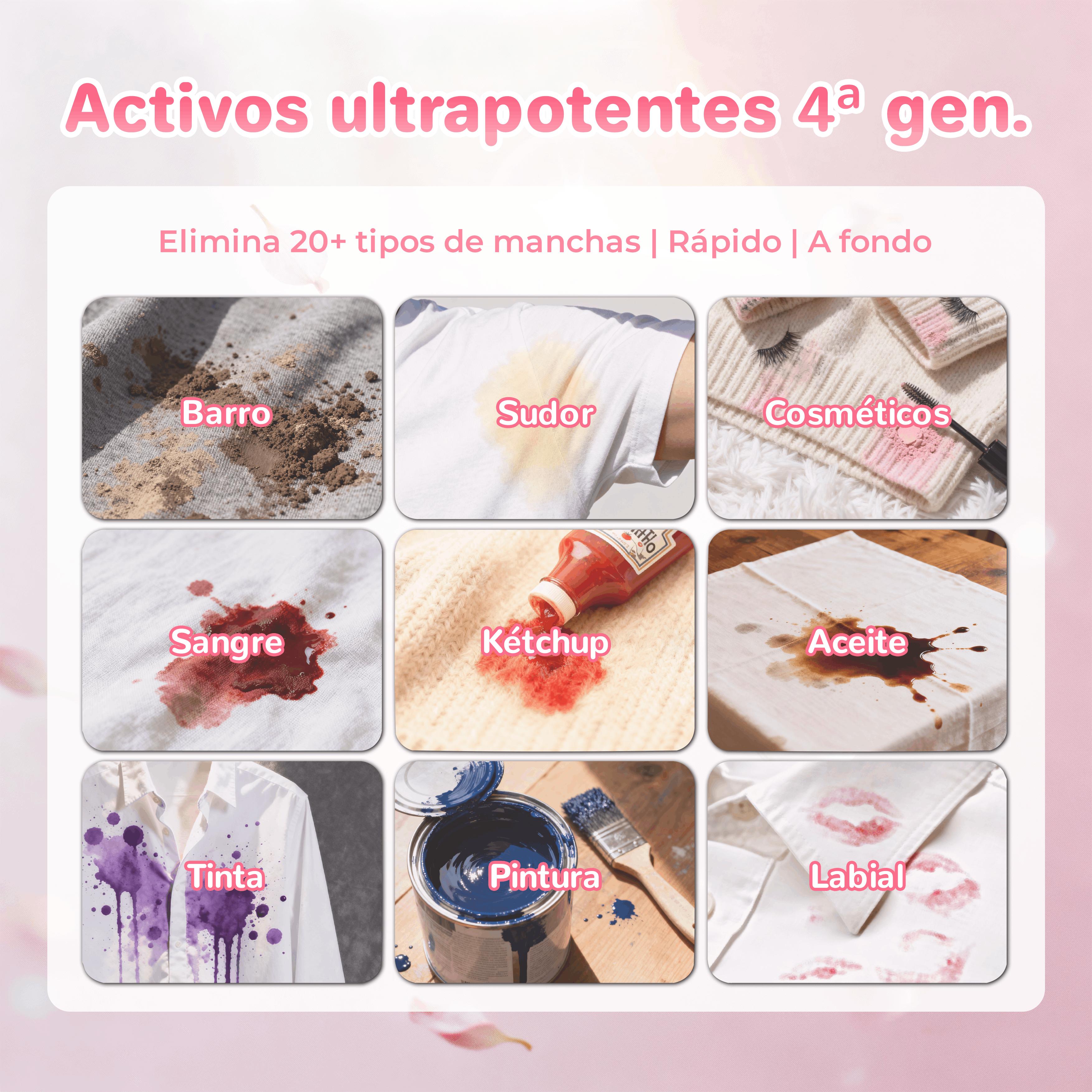 Auyol 4th Gen Laundry Detergent Pods 7 in 1, Peonia Scent, Ultra Fast-Dissolving, Non-Bio Enzyme, Deep Clean & Long-Lasting Freshness A