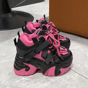 So Sexy High Heel Casual Shoes for Women 2025 New Spring Women Platform Sneakers Trainer Runner Trainer Footwear Running