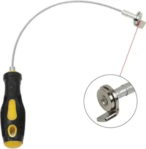 Radiaint Stainless Steel Oil Drain Plug Removal Tool, 13" Shaft Magnetic Tip Oil Change Wrench, Anti-Scald Remover for Tight Places outdoorfun