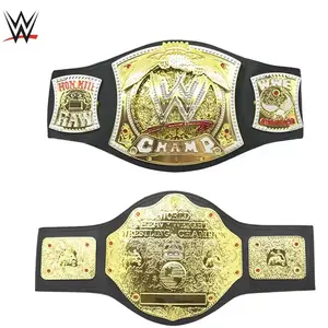 WWE Box Gold Champion Belt, WWE Championship Belt, for Characters, Professions, Fighters, Gladiator Belt, for Cosplay, "Halloween Gift"