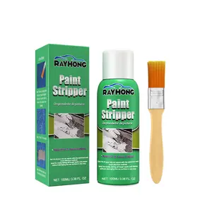 Rayhong Paint Stripper - 100ml/3.38 fl. oz. - Effective Paint Remover for Car Wheel Hub & Metal Surface - Traceless Cleaning Agent - Deionized Water & Solvents Formula