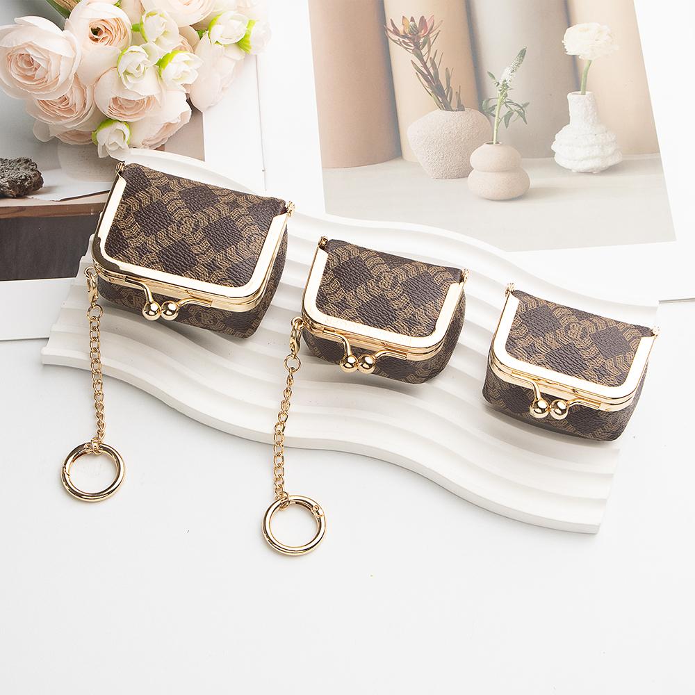 Royal Bagger Genuine Leather Mini Coin Purse, Solid Color Kiss Lock Change Pouch, Casual Style Small Storage Bag for Women 1894 SpringStatements