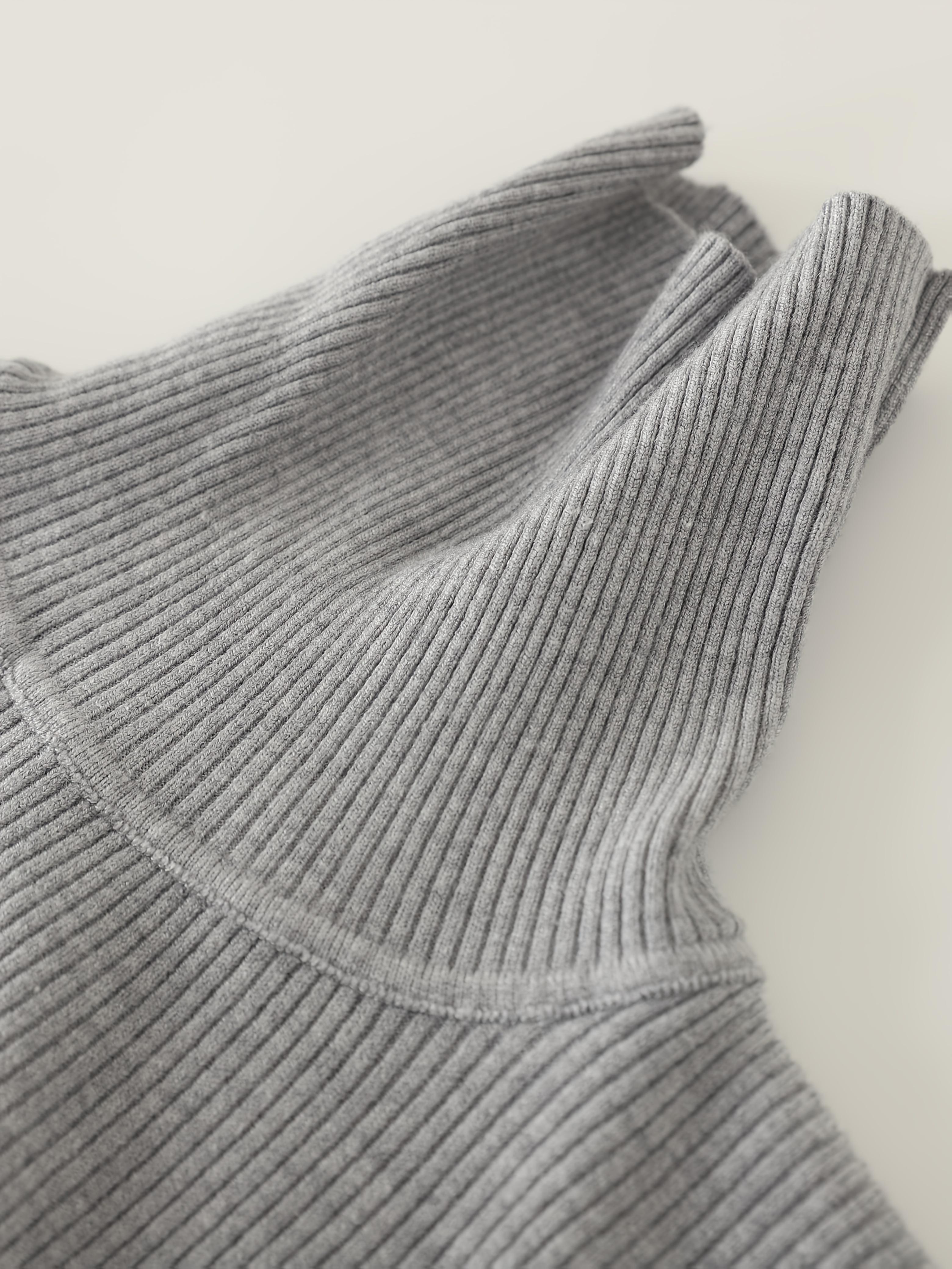 Women's 3-Pack Long-Sleeve Knitted Turtleneck Pullover Sweaters - Solid Color, Casual Fall Winter Basic High-Neck Clothes