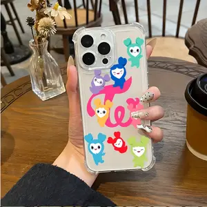 Fashion Kpop TWICES Phone Case Suitable for iPhone 17 16e 16 15 14 13 12 11 Mini Pro Max Air X XR XSMAX 8 7 Plus Anti Fall Transparent Soft Back Cover