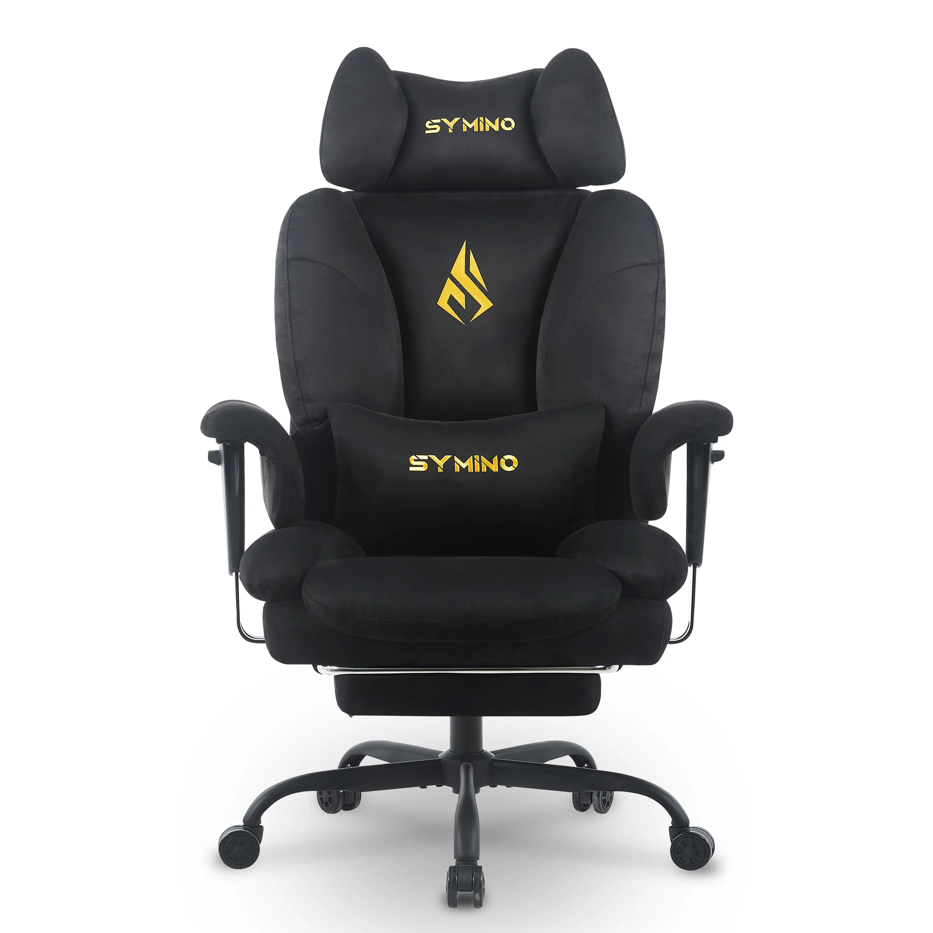 SYMINO Ergonomic Faux Fur Gaming Sofa Chair - Gaming Couch for Gamers' Rooms, Comfortable Indoor Furniture