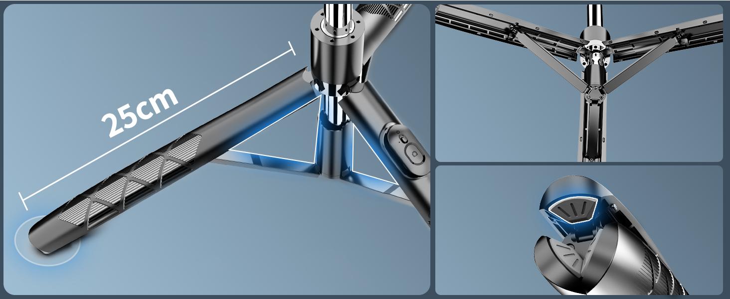 71" Phone Tripod & Selfie Stick, All in One Extendable Cell Phone Tripod with Wireless Remote, Tripods Stand for iPhone & Travel Selfie Stick 360°   Rotation Compatible with iPhone Android, Camera