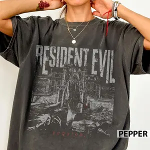180g[100%cotton]Limited Resident Evil Vintage Shirt Unisex