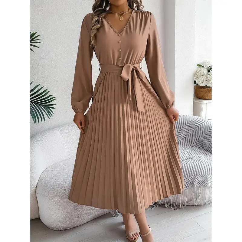 bishop sleeve dress - TikTok Shop