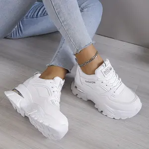 Athletic Style Women'S Height-Increasing Dad Sneakers Breathable All-Match Casual Athletic Shoes, Women Shoes