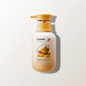 Deliiston Shampoo and Conditioner 300ml, contains ginger extract to strengthen the hair roots, moisturize the hair, and make it soft and easy to comb.