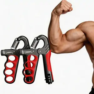 Hand Grip Strengthener with Adjustable Resistance (11lbs-220lbs)(5-100KG) for Building Muscle & Recovery| Perfect for Home Gym Workouts| Adjustable Hand Gripper for Fitness Enthusiasts| Valentine's Day Gift for Strength Training & Hand Rehabilitation