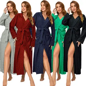 New Flannel Robe, Couples Homewear Bathrobe Set