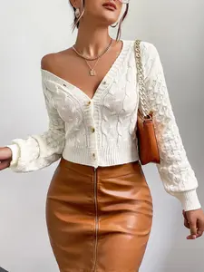 Oversized Knit Dolman Sleeve Cardigan, Long Sleeve Top