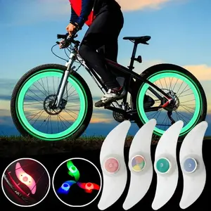 Bike Wheel Spoke Light Tire Lights 3 Modes LED Waterproof Bike Safety Warning Easy To Install Bicycle Accessories