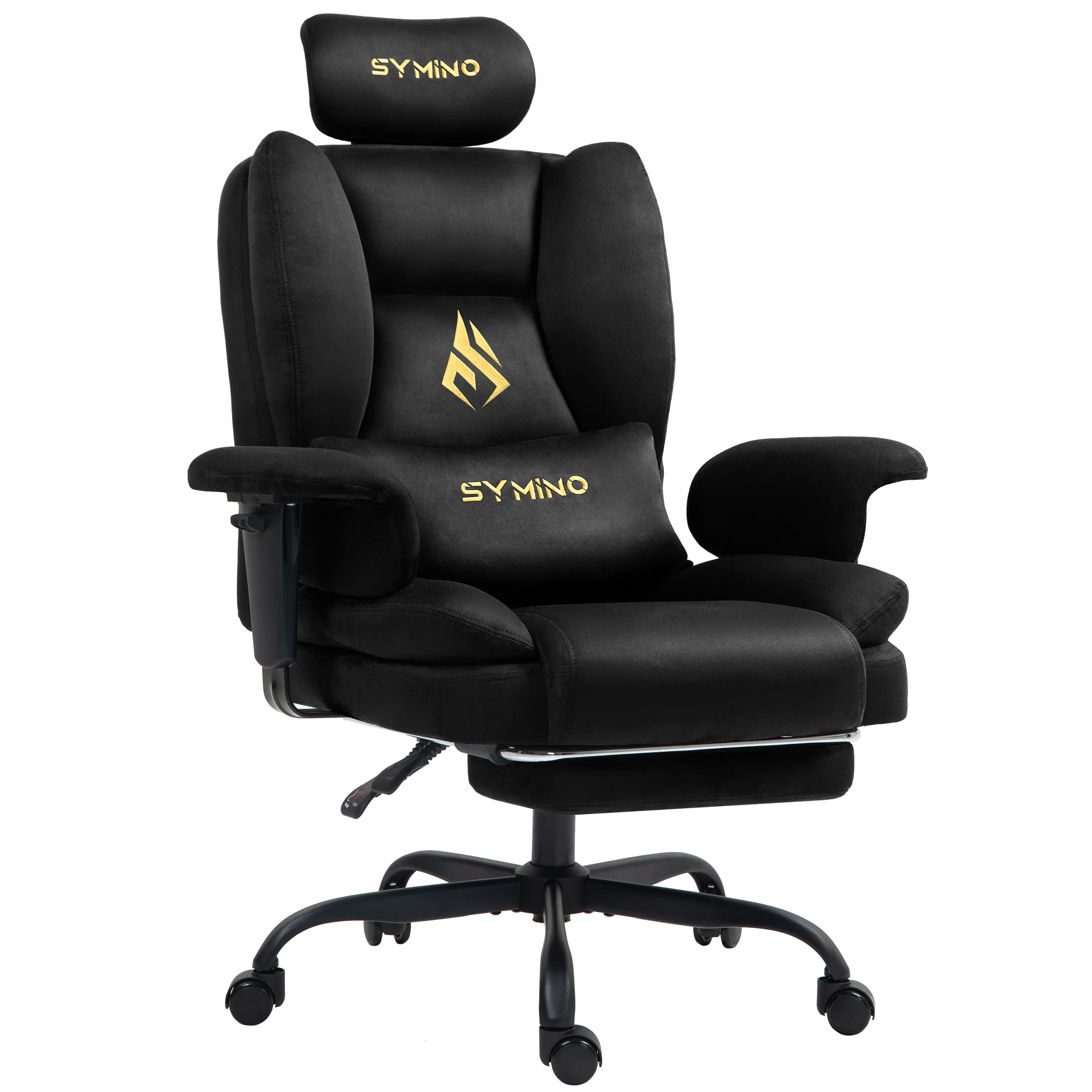 Synthetic Fur SYMINO Sofa Chair, Gaming Chair, Ergonomic Sofa Chair with Synthetic Fur