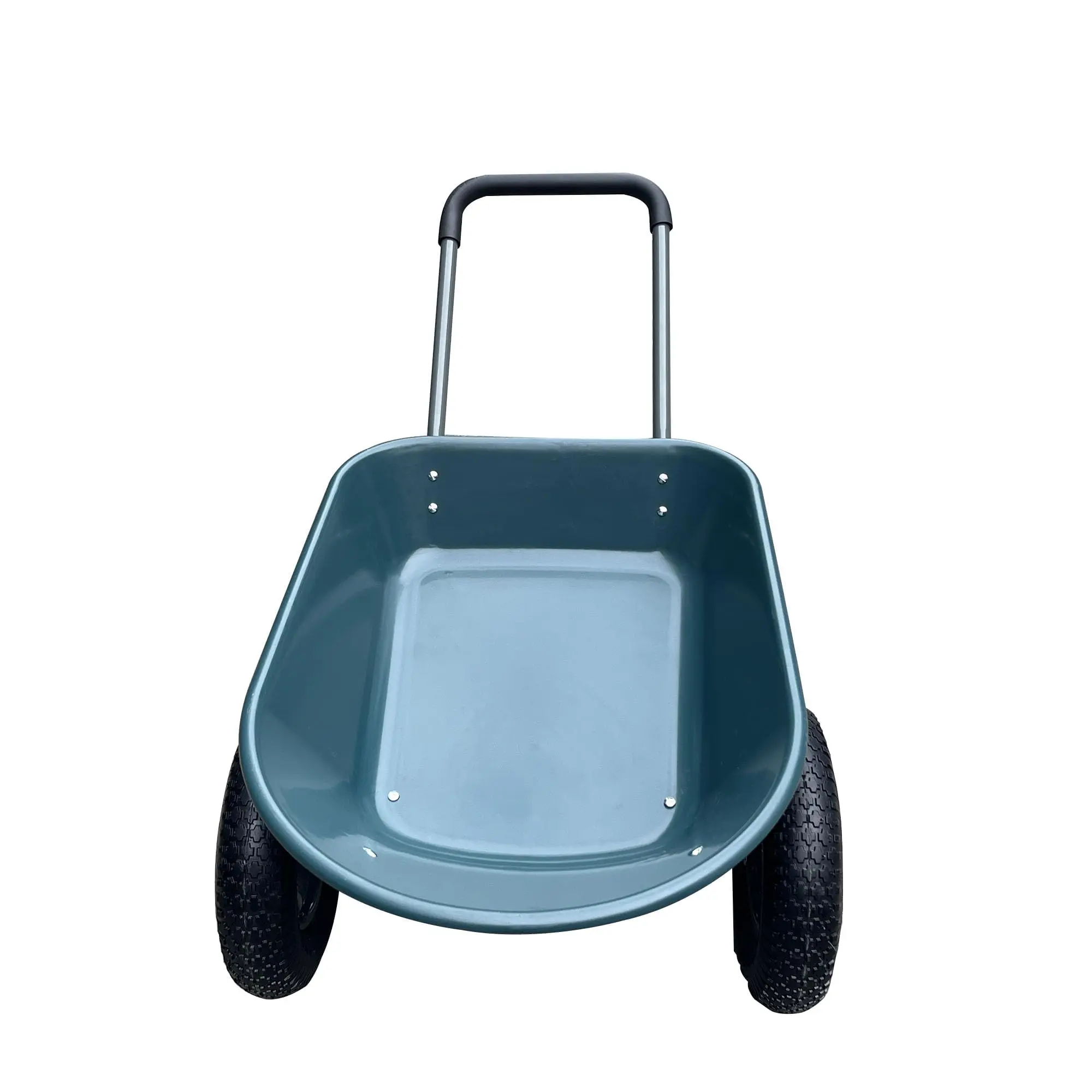 2-Wheel Utility Wheelbarrow, 272KG Heavy-Duty Dump Cart, Large Yard Trolley, Tilting Hauler for Home, Yard, Garden & Transport