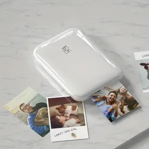 HPRT Mini Wireless Portable Color Photo Printer for Smartphone, Pocket-Size, Zink 2x3 inch, Peel-Off Stickers, Bluetooth, Compatible with iOS and Android Devices