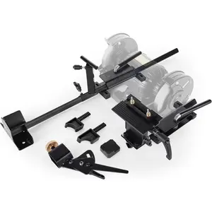 VEVOR Pro Grind Sharpening System, Multi-Grind Sharpening Jig for 6" & 8" Bench Grinder - with Platform Jig, Tool Rest Bar, Setup Block, Miter Slide, Micro Bevel Block, for Chisels Woodturning Tools
