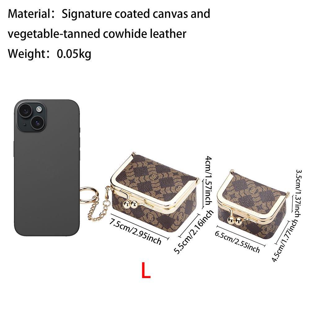 Royal Bagger Genuine Leather Mini Coin Purse, Solid Color Kiss Lock Change Pouch, Casual Style Small Storage Bag for Women 1894 SpringStatements