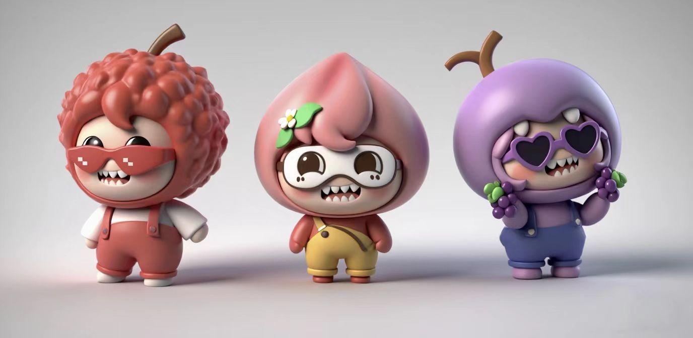 Fruity GummiesExotic Chewy Fruit Candy Low Sodium Sweet Juice Snack Bonbon