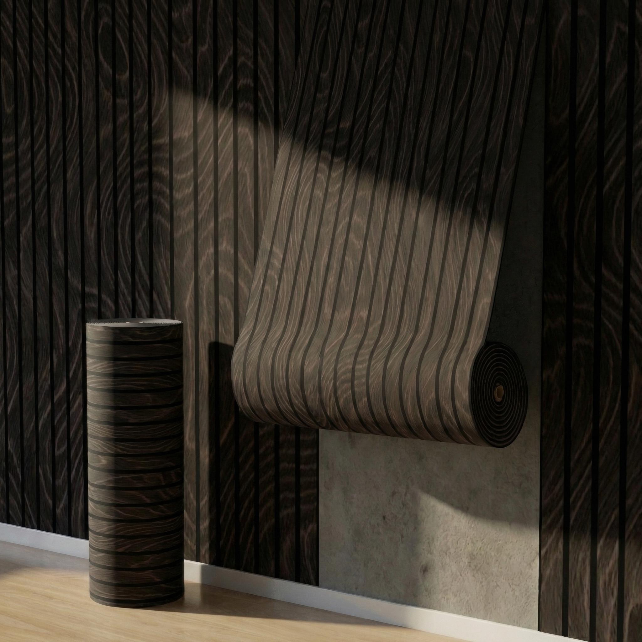 Marble Look Removable Wallpaper Rolls, 60cm*300cm & 40cm*300cm Compact Sizes, 3D Natural Wood Texture Waterproof Wall Stickers for Indoor Home Renovation Decor