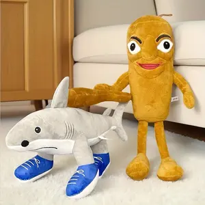 Tung Tung Sahur Plush Pillow Super Soft Huggable Toy with 6 Unique Outfits Cute Bed Cushion Sofa Decorative Pillow Perfect Gift for Christmas Birthday or Fans White Black Yellow Toy Pillow Christmas Gift Item Lively Design Fluffy Texture Stuffed Animal