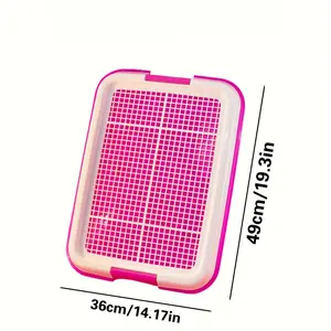 [Anti-Skid Dog Toilet] Small Anti-Skid Dog Toilet, Teddy Dog Toilet Hollow |   Clean Potty Pet Supplies