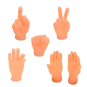 Pet Cat Finger Gloves Teasing Cat Small Gloves Cat Toy Supplies Massage Soothing Cat Gloves Happiness