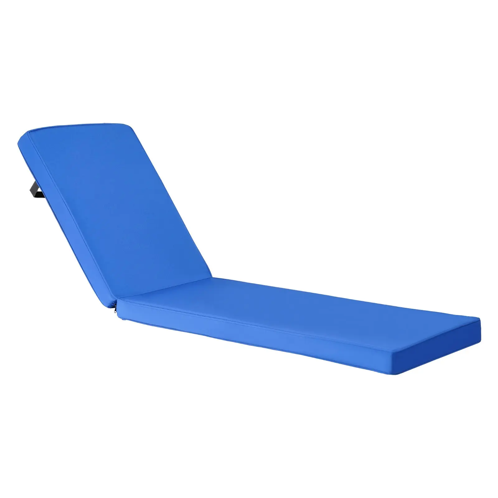【DealsForYouDays】VEVOR Chaise Lounge Cushion, 72 x 21 x 3 in, Outdoor Lounge Chair Cushions, Waterproof & Fade-Resistant, Sun Lounger Replacement Cushions with Ties, Patio Lounger Pads for Pool Deck Lawn, Blue Lightweight Cushioning