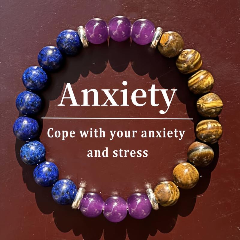 A Set of 9 Magical Crystal Bracelets, Symbolizing Peace, Wealth, Prosperity, Friendship, Good Luck, Love, And Protection - Crystal Beads That Bring Optimism And Positivity, Confidence And Strength, a Perfect Unisex Gift with Elastic Stretch - Ideal for Ch