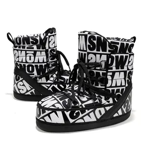 Winter Warm Snow Boots |   Plush Mid-Calf Thick Sole Moon Boots |   Cozy Outdoor Ski Shoes |   Trendy Winter Footwear for Women & Men