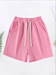 Fashionable men's shorts, with drawstring waist, standard version, with pockets, standard version, suitable for summer