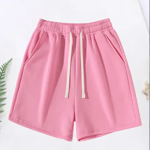Men's Casual Comfy Fitted Shorts - Drawstring Waist, Standard Version, Pockets, Plain, Customized, Small Medium Large XL, Summer-Ready Menswear Bottoms, Mens Clothing, Men’s Shorts, Adjustable Men's Shorts