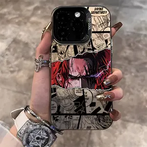 New phone case with Anime Shanks design, designed for iPhone 17 16 15 14 13 12 11 PRO MAX PLUS AIR and iPhone 16E AIR XR XS MAX 7 8 Plus Series Mobile Phone Case, with a matte finish and shockproof cover.