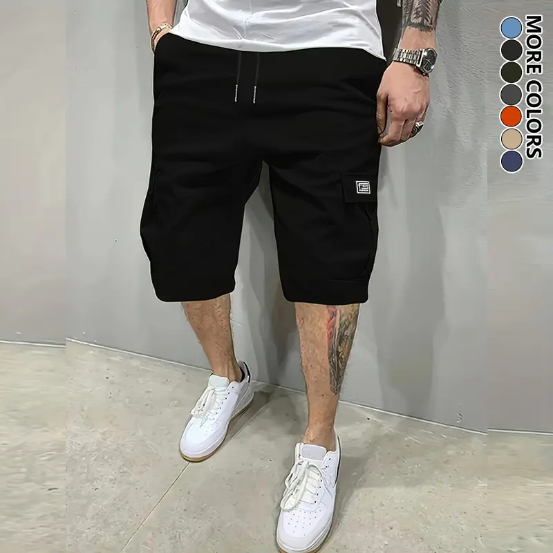 Men’s cargo shorts—summer casual trend with a multi pocket design. Made from durable, abrasion resistant fabric that is ball resistant, wear resistant, and tear resistant. Comfortable and breathable, stylish and versatile.