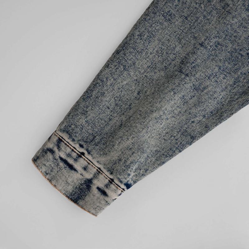 LikeMyChoice Unique Denim Patchwork Cable Knitted Coat Soft Breathable Medium Fit Sweater Jacket for Casual Outings Women's Knitwear Cardigan