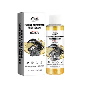 RayHong Engine Anti-Wear Protective Agent 100ml - Reduces Friction, Enhances Performance, Lowers Noise, Prevents Vibration & Rust for Car Maintenance