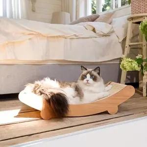 Durable Sisal Cat Scratching Board – Anti-Scratch Sofa Protector & Cozy Cat Bed, Wear-Resistant Cat Furniture