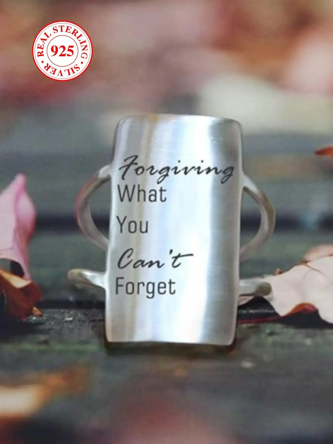 925 Sterling Silver Vintage Square Engraved Ring, Dad Engraved Ring, Fashion Promise Ring for Women & Men, Trendy All-match & Exquisite Jewelry for Birthday Gift, Vintage Promise Rings, Vintage Inspired Ring, Beautiful Rings