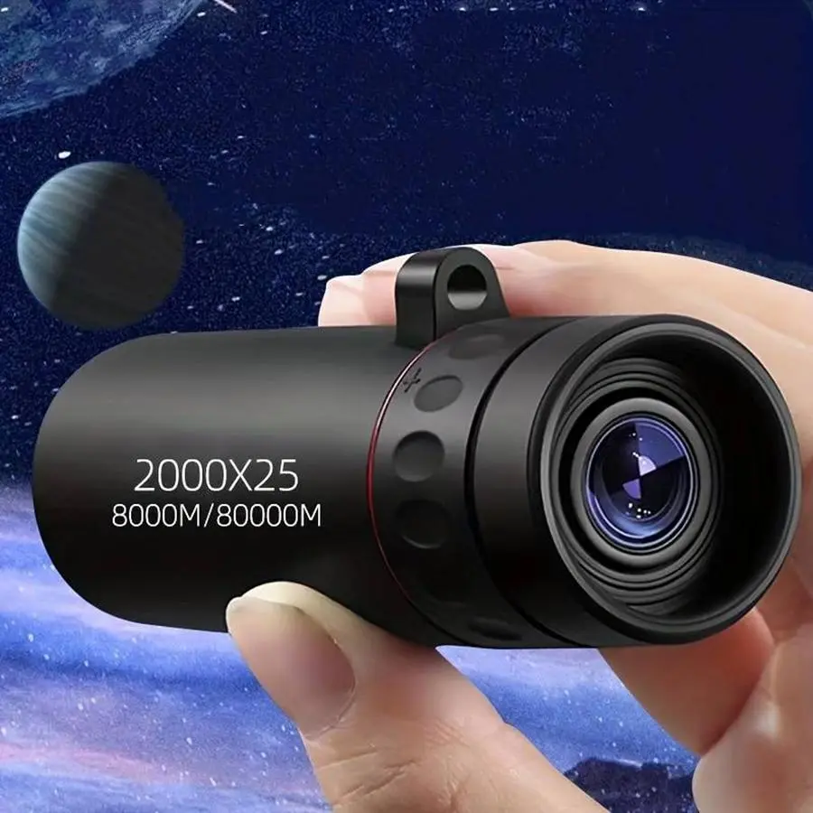 YYW1 Portable Mini Binoculars, 2000x25 High-Definition Binoculars, Versatile High-Magnification Binoculars for Outdoor Camping, Travel, Hunting, and Concerts