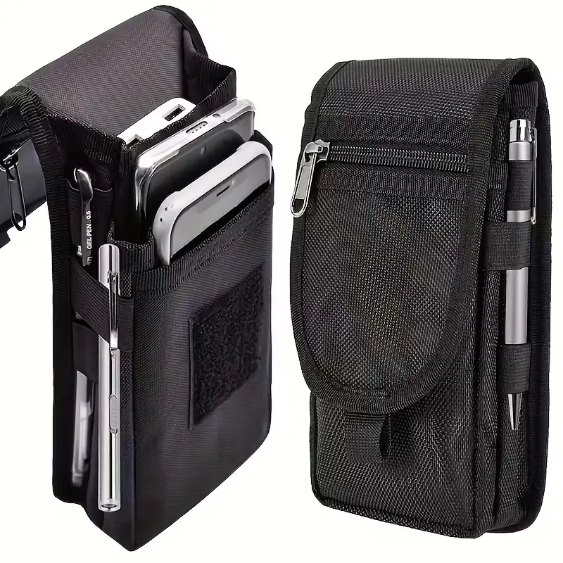 YYW1 Outdoor Waist Bag for Men & Women, Large Capacity Wallet, Phone Holder, Multifunctional Tool Holder, Card Holder, Belt Loop Bag, Christmas Gift